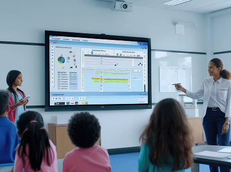 Smart Board-Equipped Classrooms