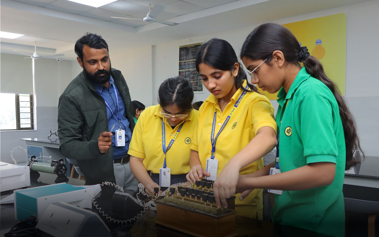 Students enjoying the facilities at TSUS Jaipur